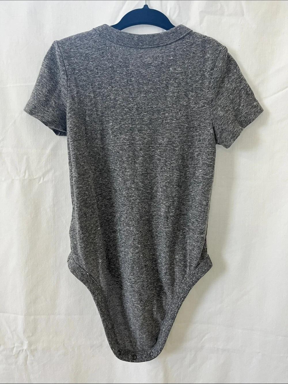 GAP Heather Gray Baby Tee with The Goonies Skull Graphic